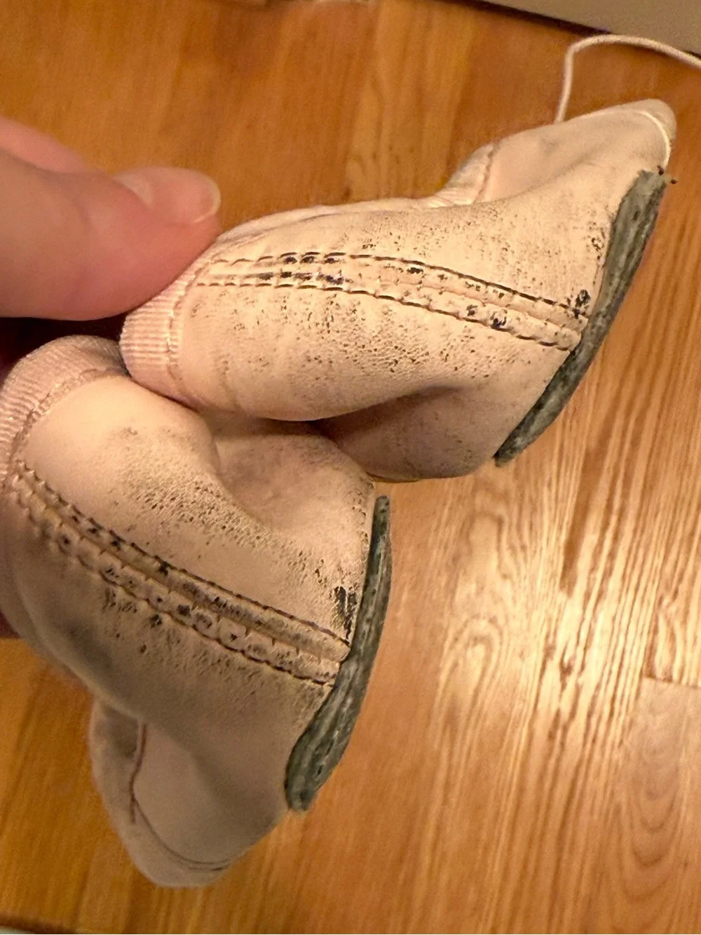 Girls Ballet Shoes - Light Pink Slip-On Ballet Shoes Sz 12